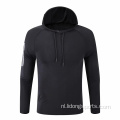 Aangepaste heren training hoodie spier sportschool sport sweatshirt